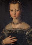 Agnolo Bronzino Portrait of Maria de'Medici oil